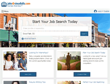 Tablet Screenshot of jobsinsiouxfalls.com